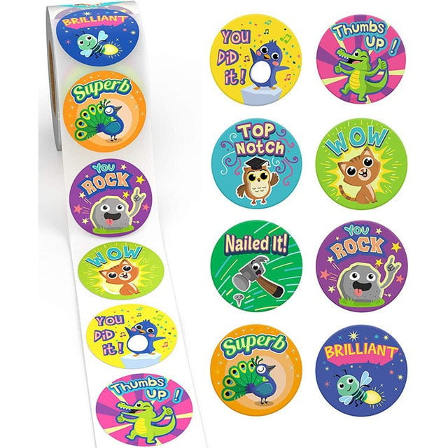 Stationery Stickers Cute Cat Sticky Paper animal Diary sticker For Decoration Scrapbooking of reward of kids sticker