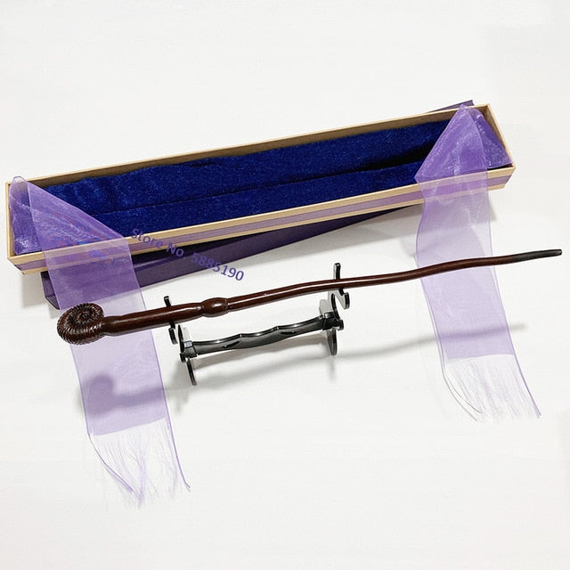 28 Kinds of Metal Core Sirius Bellatrix Dumbledore Elder Wand HP Magic Magical Wand in Ollivander's Box with Wand Stand Gift