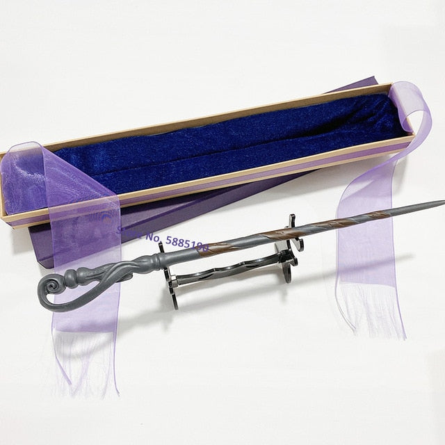 28 Kinds of Metal Core Sirius Bellatrix Dumbledore Elder Wand HP Magic Magical Wand in Ollivander's Box with Wand Stand Gift