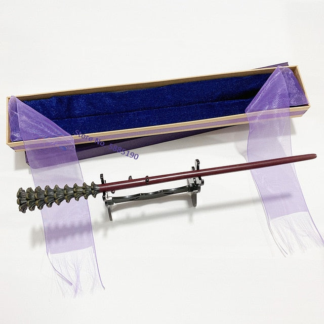 28 Kinds of Metal Core Sirius Bellatrix Dumbledore Elder Wand HP Magic Magical Wand in Ollivander's Box with Wand Stand Gift