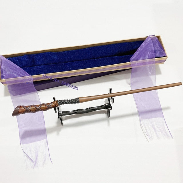 28 Kinds of Metal Core Sirius Bellatrix Dumbledore Elder Wand HP Magic Magical Wand in Ollivander's Box with Wand Stand Gift