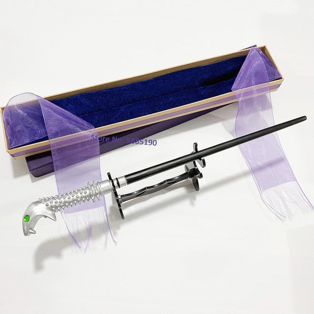 28 Kinds of Metal Core Sirius Bellatrix Dumbledore Elder Wand HP Magic Magical Wand in Ollivander's Box with Wand Stand Gift