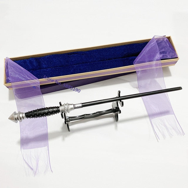 28 Kinds of Metal Core Sirius Bellatrix Dumbledore Elder Wand HP Magic Magical Wand in Ollivander's Box with Wand Stand Gift