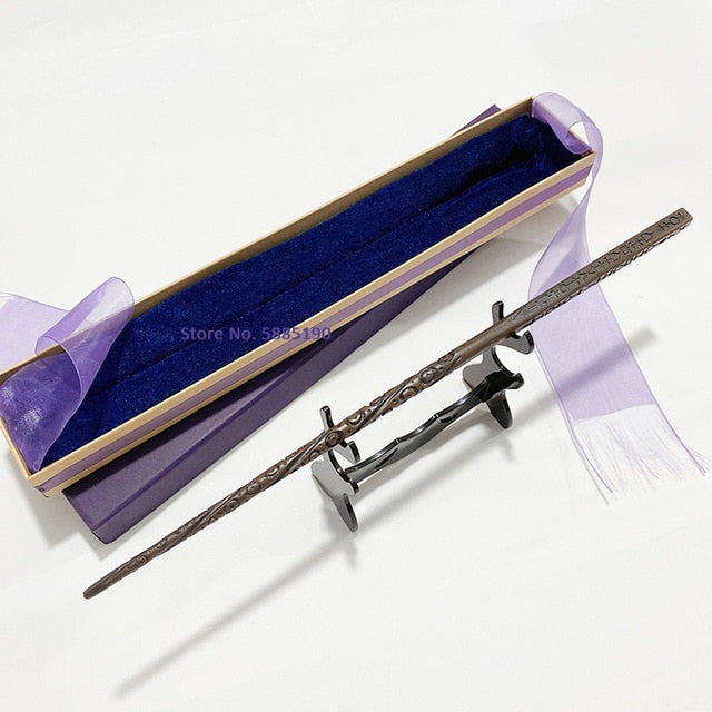 28 Kinds of Metal Core Sirius Bellatrix Dumbledore Elder Wand HP Magic Magical Wand in Ollivander's Box with Wand Stand Gift