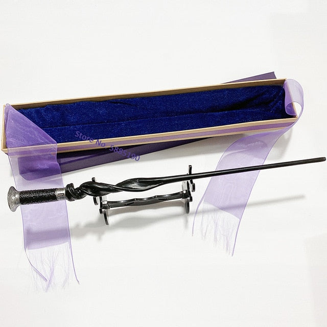 28 Kinds of Metal Core Sirius Bellatrix Dumbledore Elder Wand HP Magic Magical Wand in Ollivander's Box with Wand Stand Gift
