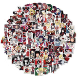 100pcs pack Japanese anime Kakegurui Stickers for DIY Scrapbooking Phone Luggage Suitcase Bike Guitar Sticker Toys For Children