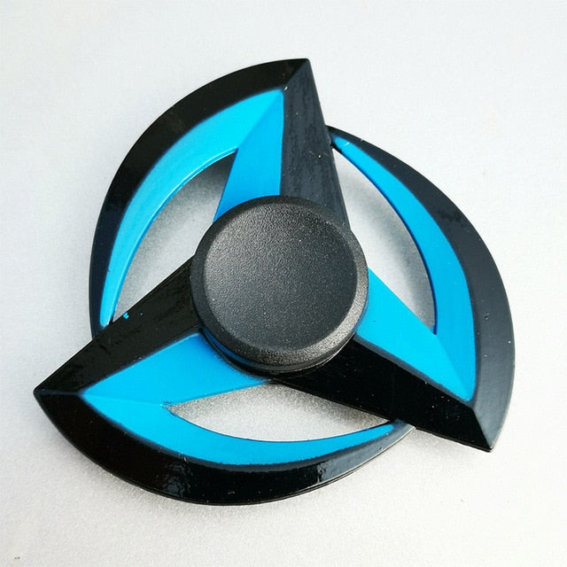Naruto Finger Spinner EDC Stuffer for Kid/Adult Toys Tri Cross Spinner Metal Spinner Gyro Autism Gift  Funny Hands for Fingers
