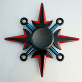 Naruto Finger Spinner EDC Stuffer for Kid/Adult Toys Tri Cross Spinner Metal Spinner Gyro Autism Gift  Funny Hands for Fingers