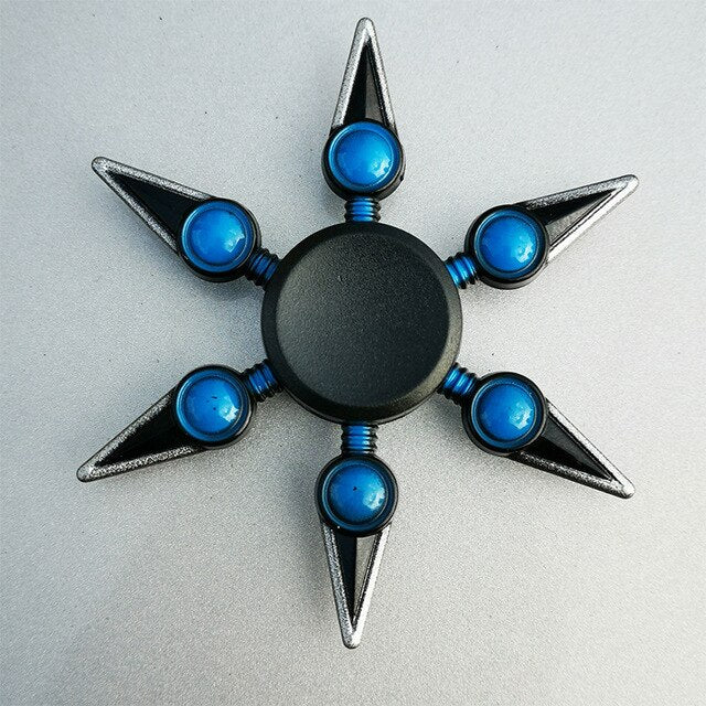 Naruto Finger Spinner EDC Stuffer for Kid/Adult Toys Tri Cross Spinner Metal Spinner Gyro Autism Gift  Funny Hands for Fingers