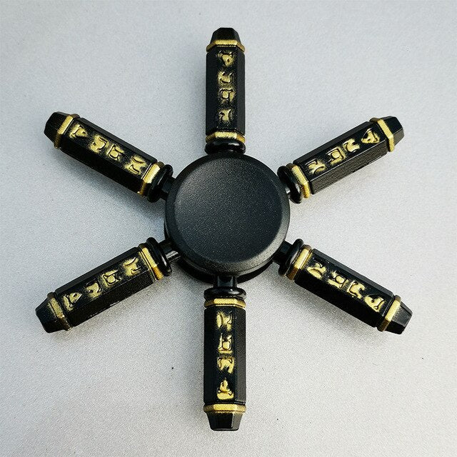 Naruto Finger Spinner EDC Stuffer for Kid/Adult Toys Tri Cross Spinner Metal Spinner Gyro Autism Gift  Funny Hands for Fingers