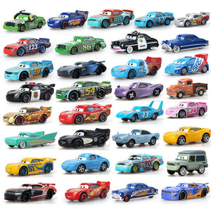 39Style Disney Pixar Cars 3 2 Jackson Storm Cars Ramirez The King Mater 1:55 Diecast Metal Alloy Model Cars Kid Gift Boy Toys