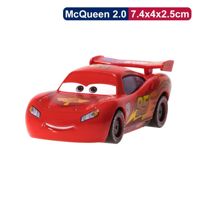 Disney Pixar Cars 2 3 Lightning McQueen Mater Jackson Storm Ramirez 1:55 Diecast Micro Racers Vehicle Model Toy Car Boy Kid Gift