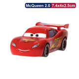 Disney Pixar Cars 2 3 Lightning McQueen Mater Jackson Storm Ramirez 1:55 Diecast Micro Racers Vehicle Model Toy Car Boy Kid Gift