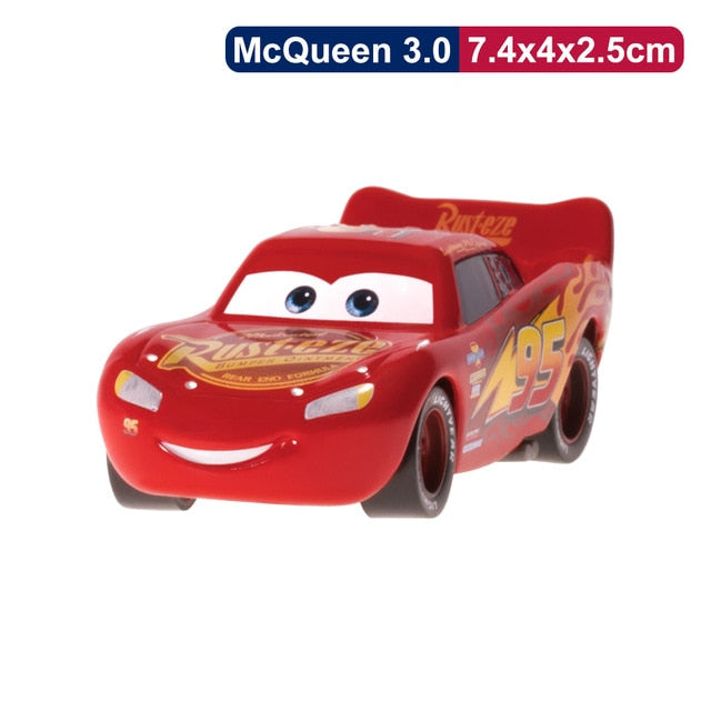 Disney Pixar Cars 2 3 Lightning McQueen Mater Jackson Storm Ramirez 1:55 Diecast Micro Racers Vehicle Model Toy Car Boy Kid Gift