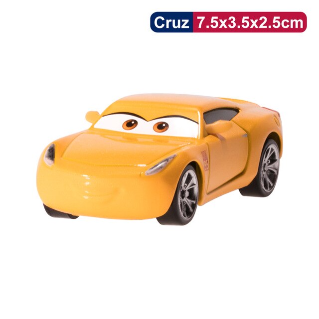 Disney Pixar Cars 2 3 Lightning McQueen Mater Jackson Storm Ramirez 1:55 Diecast Micro Racers Vehicle Model Toy Car Boy Kid Gift