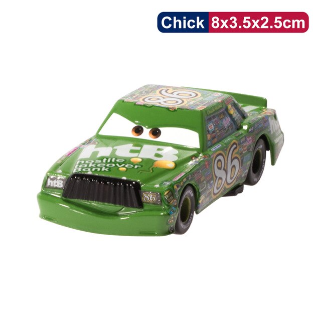 Disney Pixar Cars 2 3 Lightning McQueen Mater Jackson Storm Ramirez 1:55 Diecast Micro Racers Vehicle Model Toy Car Boy Kid Gift