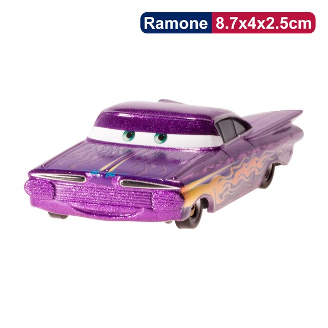 Disney Pixar Cars 2 3 Lightning McQueen Mater Jackson Storm Ramirez 1:55 Diecast Micro Racers Vehicle Model Toy Car Boy Kid Gift