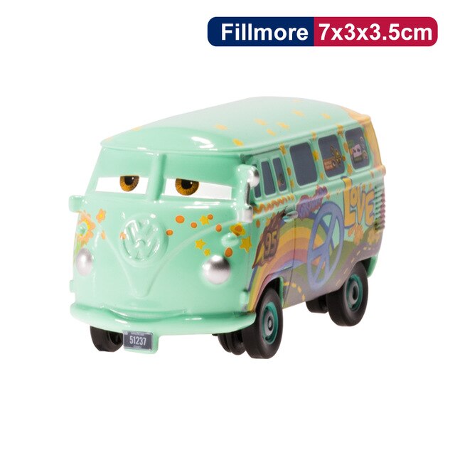 Disney Pixar Cars 2 3 Lightning McQueen Mater Jackson Storm Ramirez 1:55 Diecast Micro Racers Vehicle Model Toy Car Boy Kid Gift