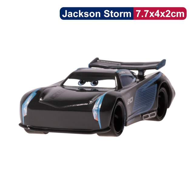 Disney Pixar Cars 2 3 Lightning McQueen Mater Jackson Storm Ramirez 1:55 Diecast Micro Racers Vehicle Model Toy Car Boy Kid Gift