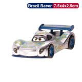 Disney Pixar Cars 2 3 Lightning McQueen Mater Jackson Storm Ramirez 1:55 Diecast Micro Racers Vehicle Model Toy Car Boy Kid Gift