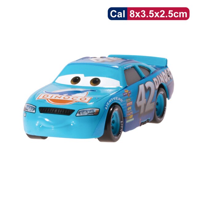 Disney Pixar Cars 2 3 Lightning McQueen Mater Jackson Storm Ramirez 1:55 Diecast Micro Racers Vehicle Model Toy Car Boy Kid Gift