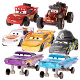Disney Pixar Cars 2 3 Lightning McQueen Cruz Ramirez Ramone 1:55 Diecast Micro Racers Vehicle Model Toy Car Boy Kid Gift