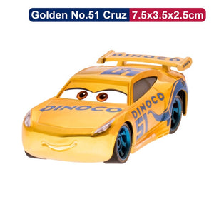 Disney Pixar Cars 2 3 Lightning McQueen Cruz Ramirez Ramone 1:55 Diecast Micro Racers Vehicle Model Toy Car Boy Kid Gift