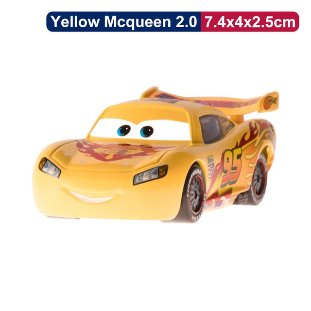 Disney Pixar Cars 2 3 Lightning McQueen Cruz Ramirez Ramone 1:55 Diecast Micro Racers Vehicle Model Toy Car Boy Kid Gift