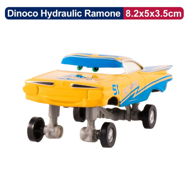 Disney Pixar Cars 2 3 Lightning McQueen Cruz Ramirez Ramone 1:55 Diecast Micro Racers Vehicle Model Toy Car Boy Kid Gift