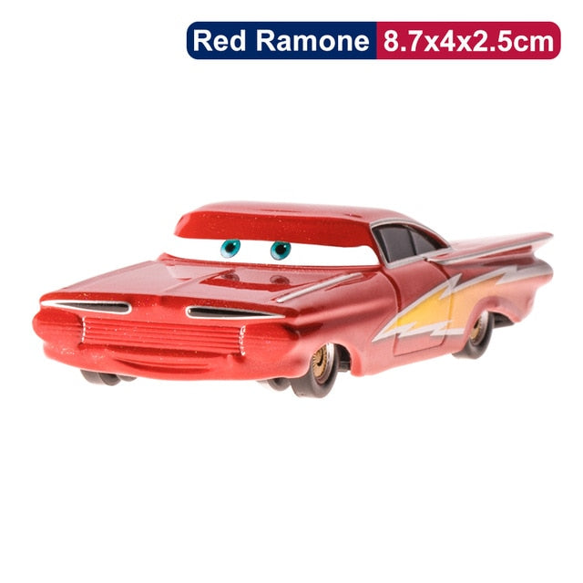 Disney Pixar Cars 2 3 Lightning McQueen Cruz Ramirez Ramone 1:55 Diecast Micro Racers Vehicle Model Toy Car Boy Kid Gift