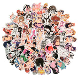 50pcs/pack Sex Bunny Girl Graffiti Cartoon Stickers For Refrigerator Car Helmet DIY Gift Box Bicycle Guitar Notebook Skate Etc