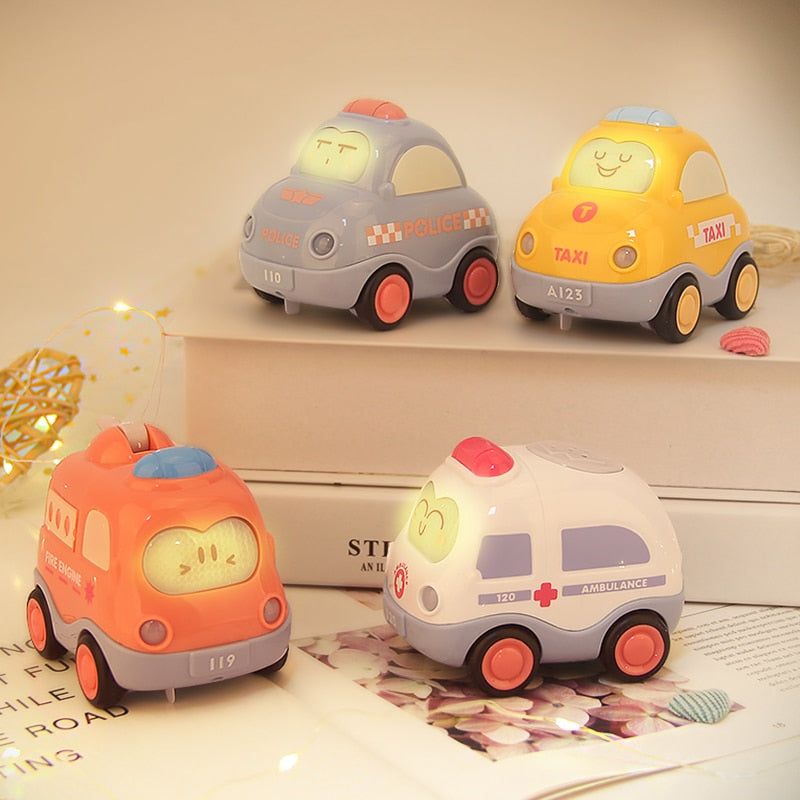 Car Toys for Baby Boys 1 Year Old Model Car for Kids 2 to 4 Years Old Children Mini Racing Fire Truck Car Vehicles Birthday Gift