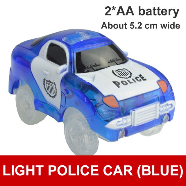 Magic Electronics LED Car Toys With Flashing Lights Electronics Car Flashing Light Magical Glow track toy cars toys cars for kid