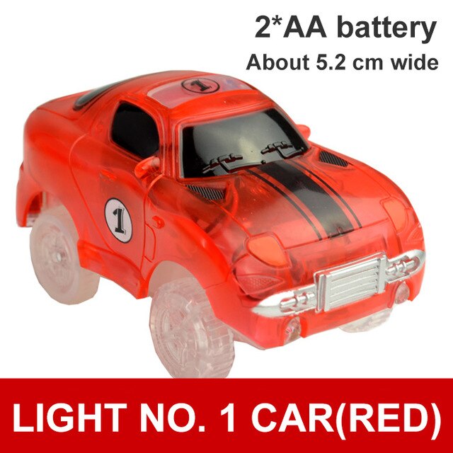 Magic Electronics LED Car Toys With Flashing Lights Electronics Car Flashing Light Magical Glow track toy cars toys cars for kid