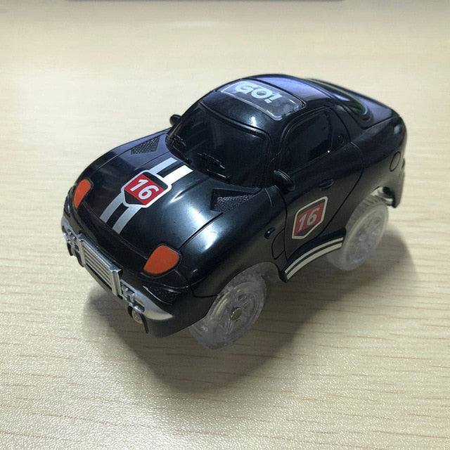Magic Electronics LED Car Toys With Flashing Lights Electronics Car Flashing Light Magical Glow track toy cars toys cars for kid
