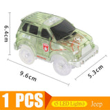Magic Electronics LED Car Toys With Flashing Lights Electronics Car Flashing Light Magical Glow track toy cars toys cars for kid
