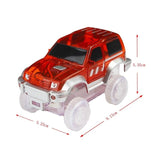 Magic Electronics LED Car Toys With Flashing Lights Electronics Car Flashing Light Magical Glow track toy cars toys cars for kid