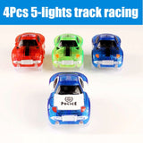 Magic Electronics LED Car Toys With Flashing Lights Electronics Car Flashing Light Magical Glow track toy cars toys cars for kid