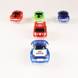 Magic Electronics LED Car Toys With Flashing Lights Electronics Car Flashing Light Magical Glow track toy cars toys cars for kid