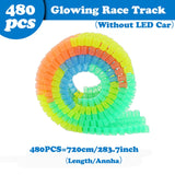 Magic Electronics LED Car Toys With Flashing Lights Electronics Car Flashing Light Magical Glow track toy cars toys cars for kid