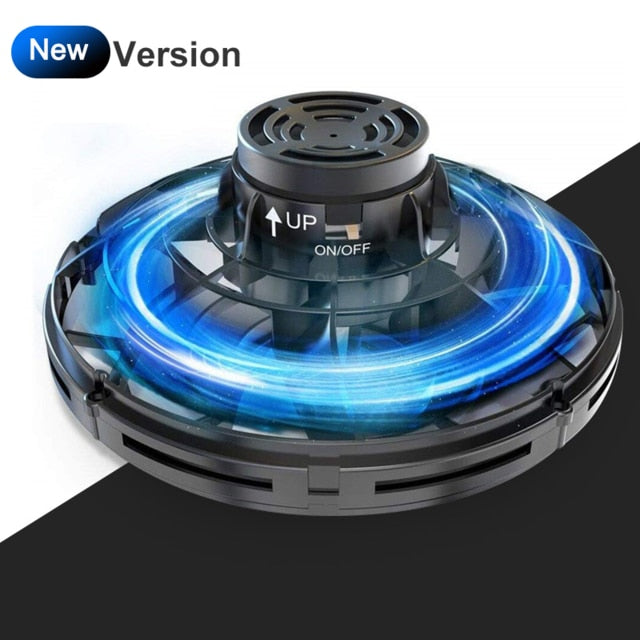 ZK20 Mini Drone LED Flying Spinner Flynova Fingertip Spinner Upgrade Flying Gyro Aircraft Parent-child Fun Interactive Toy Gift