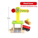 Wooden Track Railway Accessories Bridge Train Station Tunnel Cross Compatible All Brands Wood Track Educational Toys for Kids