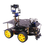 New HD Camera Programmable Smart Robot Car Kit With 4WD Electronics Robotics Kit For Teens(Without:Raspberry Pi)