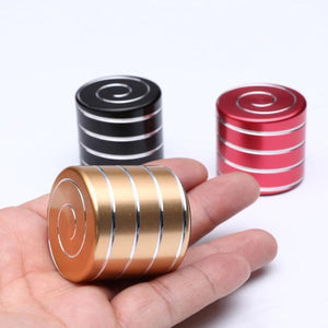 Desktop Decompression Rotating Cylindrical Gyroscope Office Desk Toys Optical Illusion Flowing Creative Toy