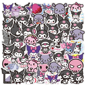 10/50PCS Kuromi Melody Keroppi Pekkle Gudetama Cute Stickers for Children Letter Diary Stationery Pegatinas Stickers Sticker