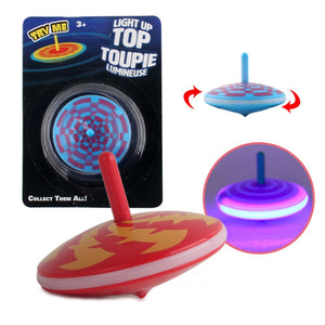 1pc fun light-emitting toy Hand spinning optical gyro classic children's toy gift ADHD EDC anti-stress dynamic desk toy