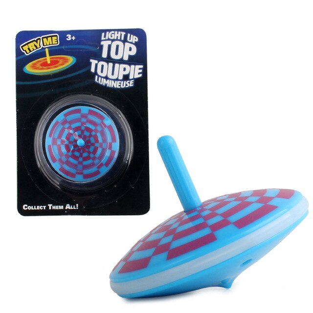 1pc fun light-emitting toy Hand spinning optical gyro classic children's toy gift ADHD EDC anti-stress dynamic desk toy