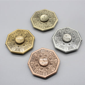Taiji Eight Diagrams Fingertip Gyro Metal Fingertip Gyro Toy Gift Finger Gyro Adult Gift Spinner Anti Stress Fidget Spinner