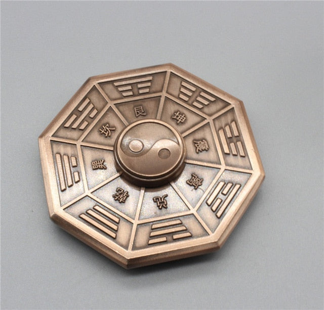 Taiji Eight Diagrams Fingertip Gyro Metal Fingertip Gyro Toy Gift Finger Gyro Adult Gift Spinner Anti Stress Fidget Spinner