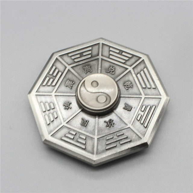 Taiji Eight Diagrams Fingertip Gyro Metal Fingertip Gyro Toy Gift Finger Gyro Adult Gift Spinner Anti Stress Fidget Spinner